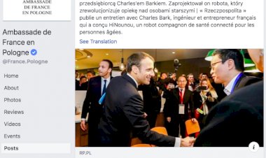 Embassy of France in Poland shared Charles Bark’s s interview with Polish Media Rzeczpospolita