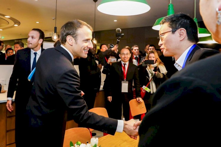 French President, Emmanuel Macron names HiNounou’s CEO and Founder, Charles Bark as one of France’s top 3 AI entrepreneurs in China